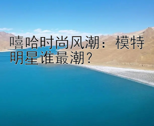 嘻哈时尚风潮：模特明星谁最潮？